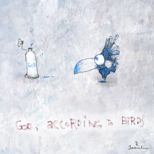 Cartoon: Bird (medium) by Garrincha tagged religion