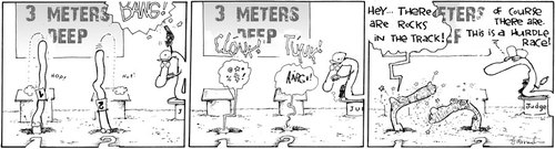 Cartoon: Competition (medium) by Garrincha tagged strips,comic