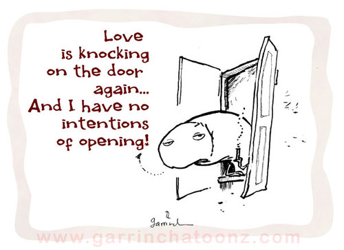 Cartoon: Someone at the door (medium) by Garrincha tagged 