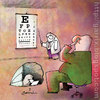 Cartoon: Eye exam (small) by Garrincha tagged eye,exam,gag,cartoon,garrincha