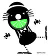 Cartoon: Lime clown (small) by Garrincha tagged illustration