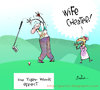 Cartoon: The Tiger Woods effect (small) by Garrincha tagged tiger,woods