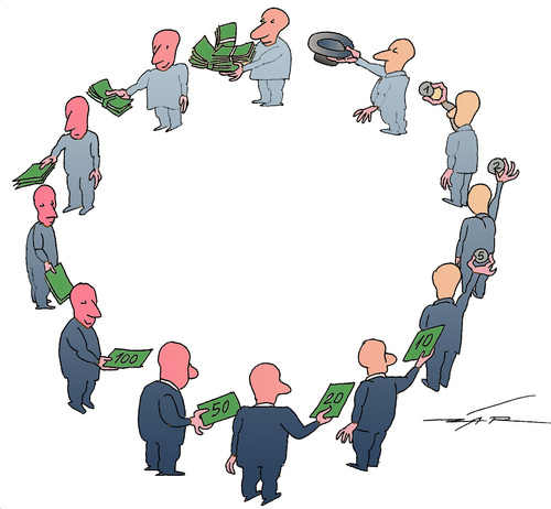 Cartoon: international loan (medium) by zluetic tagged loan,luetic