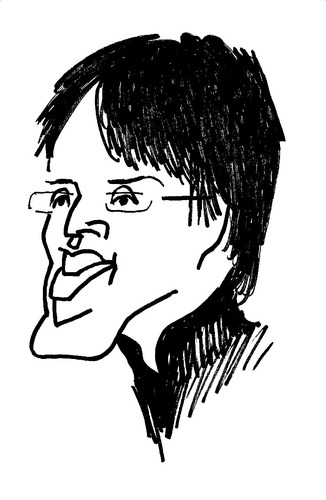 Cartoon: portrait (medium) by zluetic tagged portraitpitch