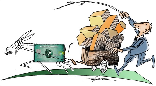 Cartoon: shopping (medium) by zluetic tagged shopping