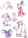 Cartoon: characters2 (small) by Mad tagged animals,cartoon