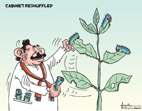 Cartoon: Cabinet reshuffled (medium) by awantha tagged cabinet,reshuffled