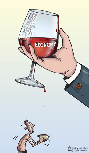 Cartoon: Economy (medium) by awantha tagged economy