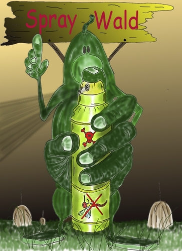 Cartoon: Spray-Wald (medium) by boogieplayer tagged spreewald