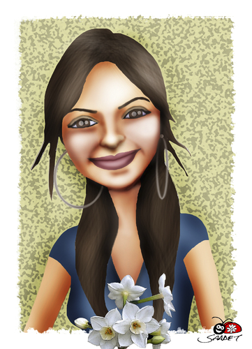 Cartoon: girl-2 (medium) by saadet demir yalcin tagged sila,syalcin,sdy