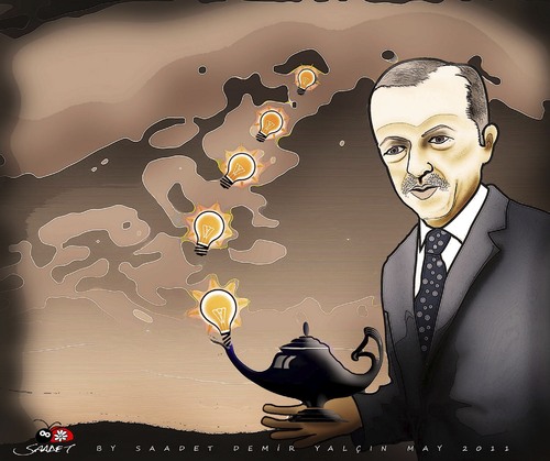 Cartoon: Magic Lamp... (medium) by saadet demir yalcin tagged saadet,election