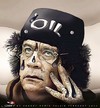 Cartoon: to be in mortal fear... (small) by saadet demir yalcin tagged saadet syalcin sdy turkey libya kaddafi