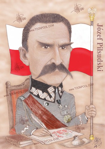 Cartoon: JOZEF PILSUDSKI (medium) by T-BOY tagged jozef,pilsudski