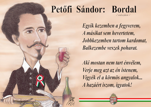 Cartoon: Sandor Petofi (medium) by T-BOY tagged sandor,petofi