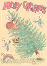 Cartoon: MERRY CHRISTMAS (small) by T-BOY tagged merry christmas
