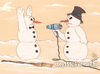 Cartoon: SNOWMAN ATTACK (small) by T-BOY tagged snowman
