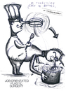 Cartoon: JOB ORIENTADED PLASTIC SURGERY (small) by LA RAZZIA tagged plasic,surgery,schönheitsoperation,chef,koch,cooking