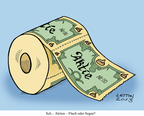 Cartoon: Das große Geschäft? (medium) by Nottel tagged finanzen,aktien,geldgeschäfte,finanzkrise,risikopapiere