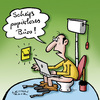 Cartoon: Immer diese Neuerungen. (small) by Nottel tagged umweltbewusste,arbeitsplätze
