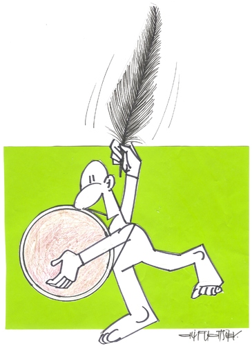 Cartoon: davul (medium) by afuat tagged afuat