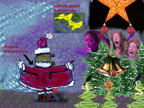 Cartoon: hohoho2 (medium) by wheelman tagged nikolaus,santa,claus,weihnachtsmann,weihnachtsglocken