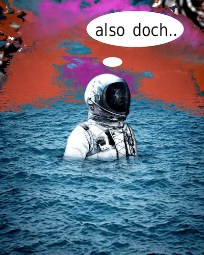 Cartoon: neulich auf dem mars (medium) by wheelman tagged astronaut,mars