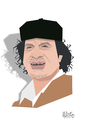 Cartoon: Gaddafi (small) by geomateo tagged gaddafi