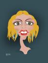 Cartoon: MADONA (small) by geomateo tagged caricature,madona,music