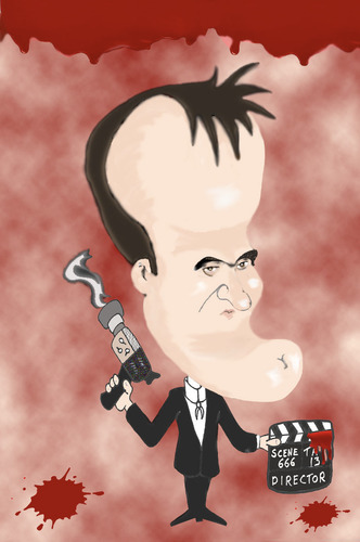 Cartoon: Tarantino (medium) by Rick FC tagged tarantino