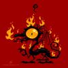 Cartoon: Backfire (small) by fizzgig tagged dragon,smoke,flame,fire,red,black