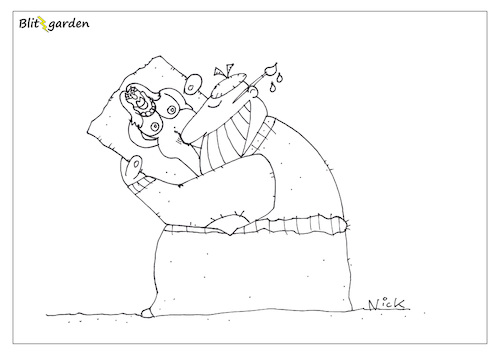 Cartoon: Erotic Art (medium) by Oliver Kock tagged kunst,erotik,maler,wollust,akt,mann,frau,cartoon,nick,blitzgarden