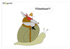 Cartoon: SNAILBOY (small) by Oliver Kock tagged cowboy,schnecke,reiten,cartoon,nick,blitzgarden