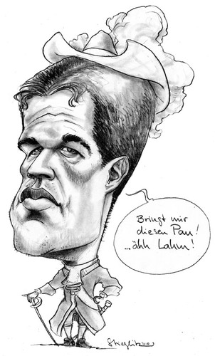 Cartoon: Michael Ballack (medium) by stieglitz tagged michael,ballack,karikatur,caricature