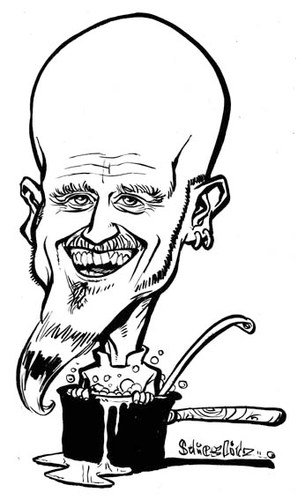 Cartoon: Ralf Zacherl (medium) by stieglitz tagged ralf,zacherl,karikatur