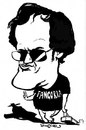 Cartoon: Quentin Tarantino (small) by stieglitz tagged quentin,tarantino,karikatur,caricature,django,unchained