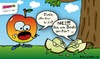 Cartoon: Ein schlechter Apfel-Tag (small) by BRAINFART tagged comic,cartoon,character,art,humor,lustig,witzig,zeichnung,drawing,fun,amazing,toonpool