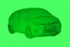 Cartoon: 2012 Toyota Yaris Hybrid (small) by Kostis tagged green,machine,toyota,yaris,hybrid,prius,eco