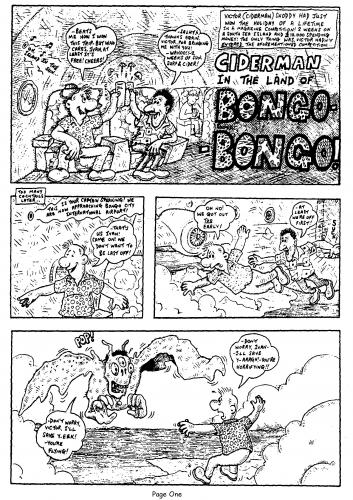 Cartoon: Ciderman comic (medium) by davyfrancis tagged ciderman,comic,