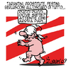 Cartoon: unconsapevole (small) by Zurum tagged berlusconi,tarantini,party