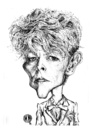 Cartoon: David Bowie (small) by Grosu tagged david,bowie,rock,music