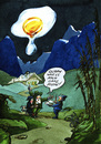 Cartoon: Eifo (small) by sobecartoons tagged ufo,spiegelei,sternstunde,ordnungshüter,protokoll,himmel,ostern