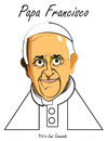 Cartoon: Papa Francisco (small) by jose sarmento tagged papa,francisco
