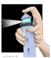 Cartoon: Spray de luz (small) by adancartoons tagged luz,faro,adan