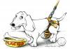Cartoon: Good dog (small) by Liviu tagged leech,dog,macho,