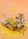 Cartoon: Never trust blondes... (small) by Liviu tagged mouse trap cheese 