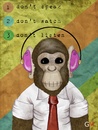 Cartoon: The good monkey (small) by gianluca tagged monkey