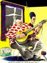 Cartoon: Festival (small) by Pohlenz tagged music,musik,singer,song,lied,sänger,man,woman,couple,home