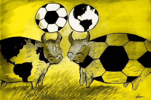 Cartoon: footbal (medium) by oguzgurel tagged humor