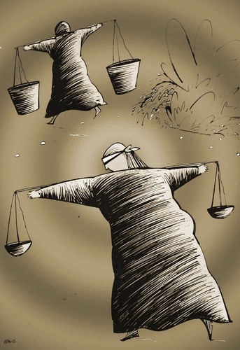 Cartoon: justice (medium) by oguzgurel tagged humor