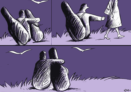Cartoon: love (medium) by oguzgurel tagged love